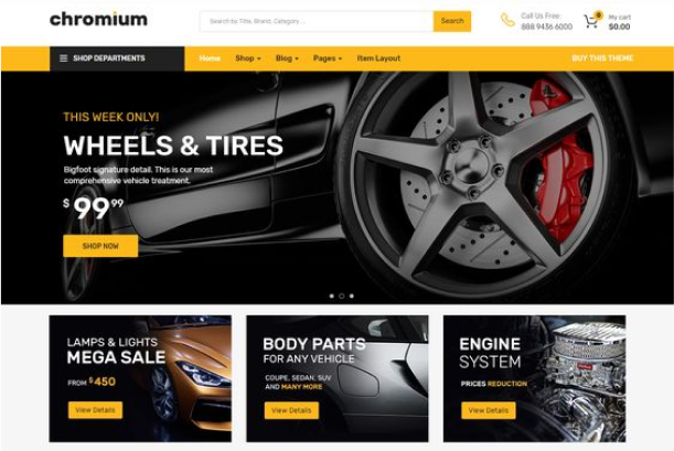 Automotive Businesses Web Design Slider 7