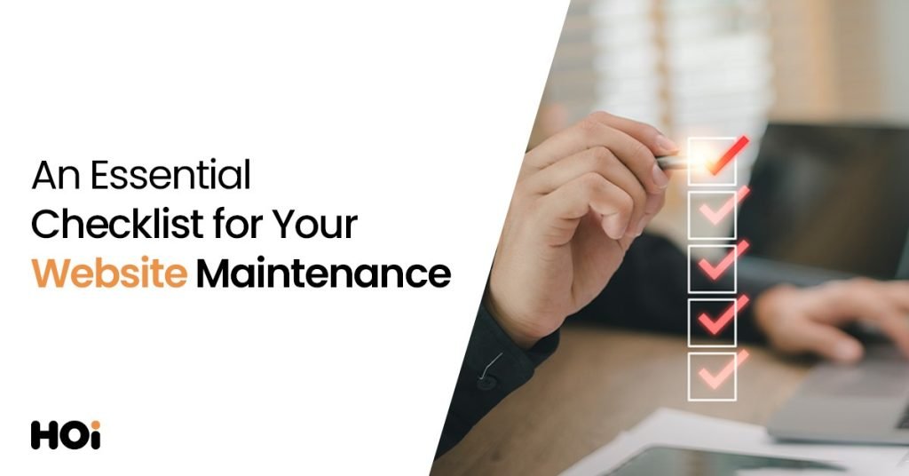 An Essential Checklist for Your Website Maintenance