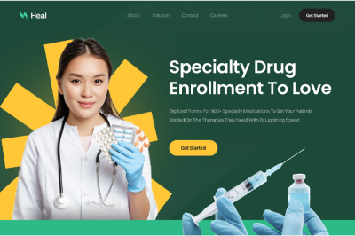 HOI Solutions Healthcare Website Development Mokeup 9