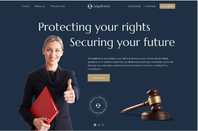 HOI Solutions Law Website Development Mokeup 8